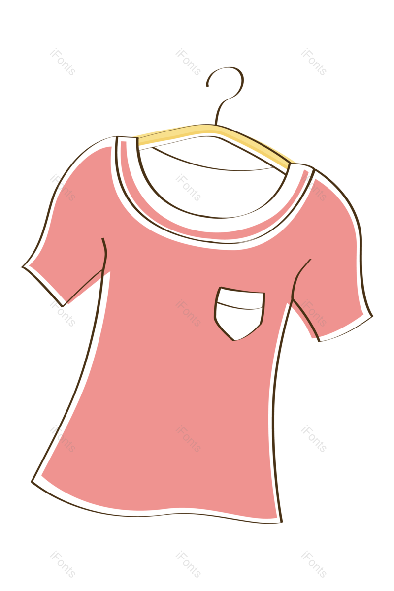 儿童节图片,手绘装饰元素,韩国插画PNG,服装免抠素材